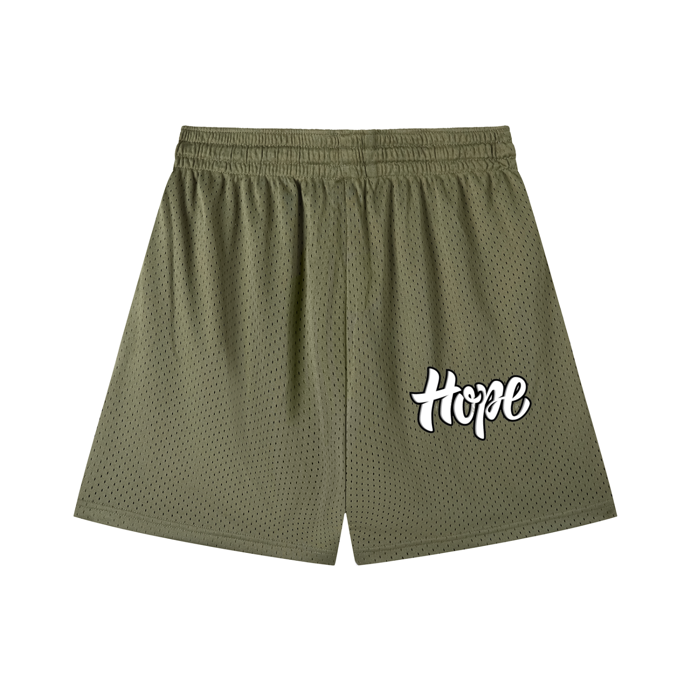 Mesh Drawstring Shorts