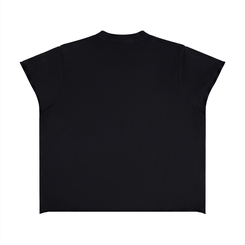 Unisex Boxy Raw Edge T-Shirt