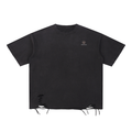 Snow Washed Raw-Hem T-Shirt