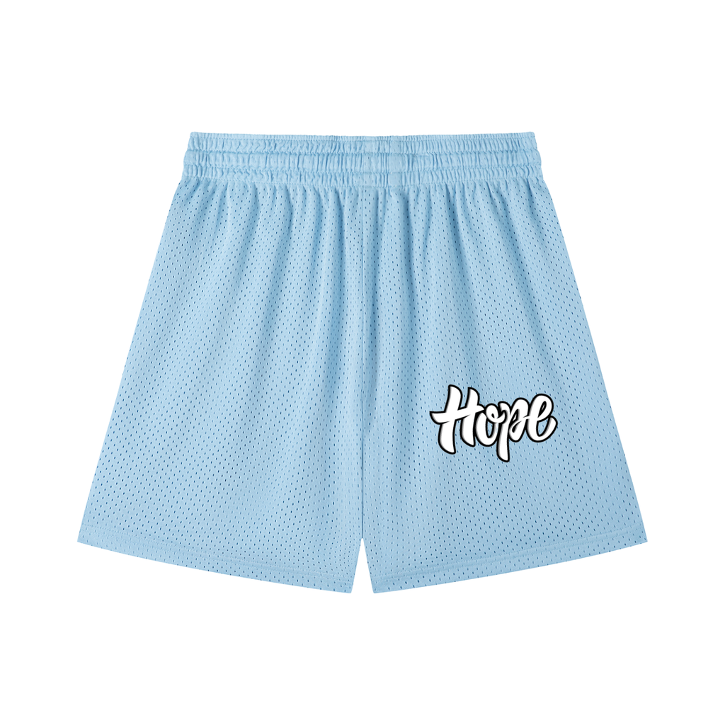 Mesh Drawstring Shorts