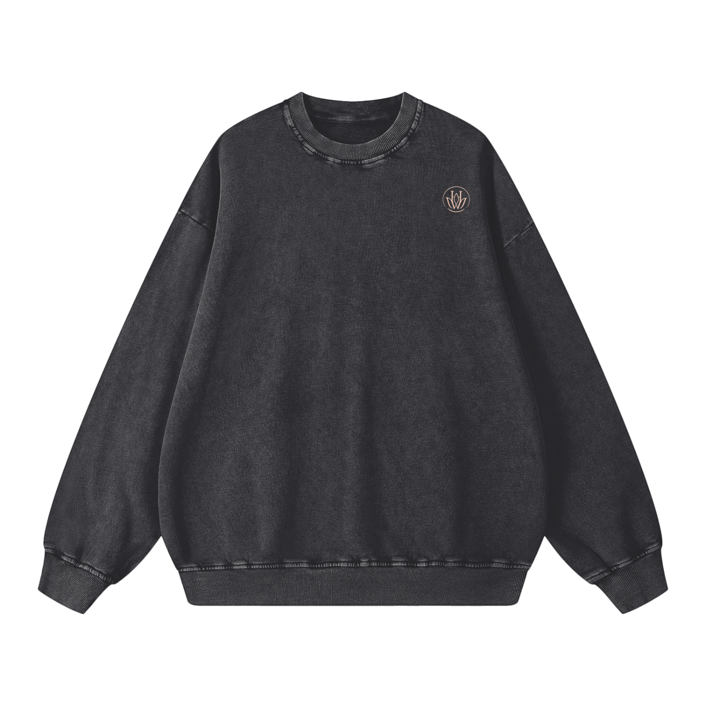 Snow Washed Oversized Sweatshirt