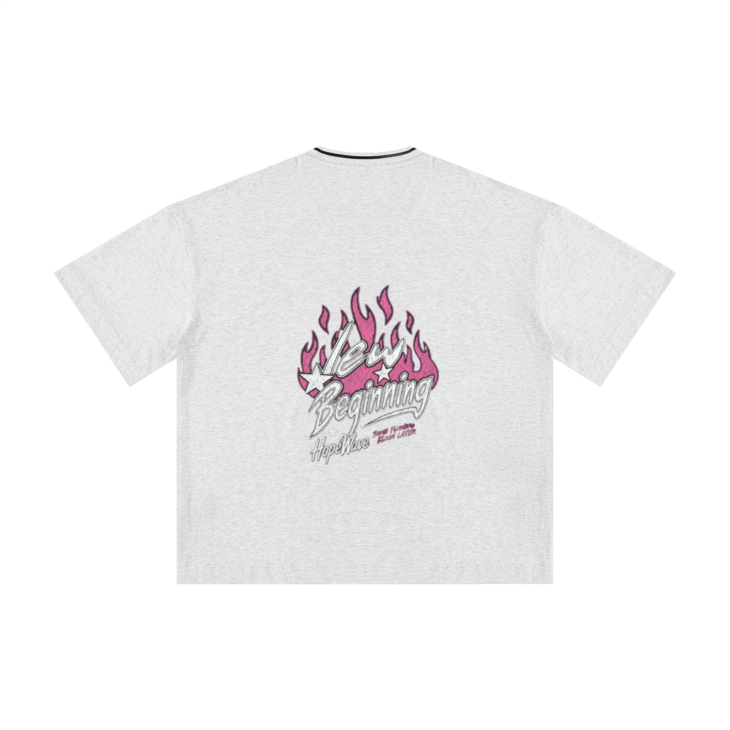 Unisex Boxy Ribbed T-Shirt