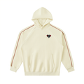 Contrast Piping Raglan Hoodie