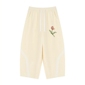 Unisex Wide Leg Piping Sweatpants