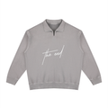 Unisex Vintage Wash Collared Sweatshirt