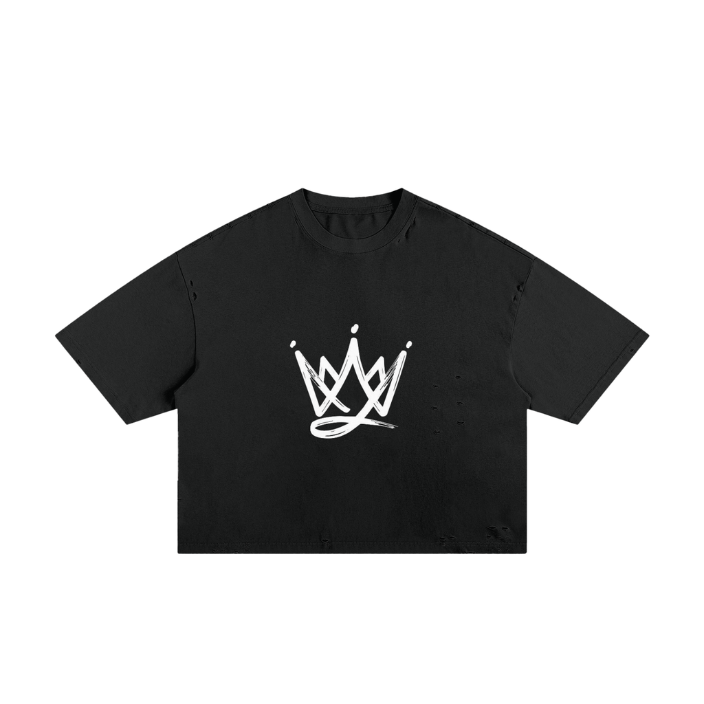 Classic Frayed Boxy Tee