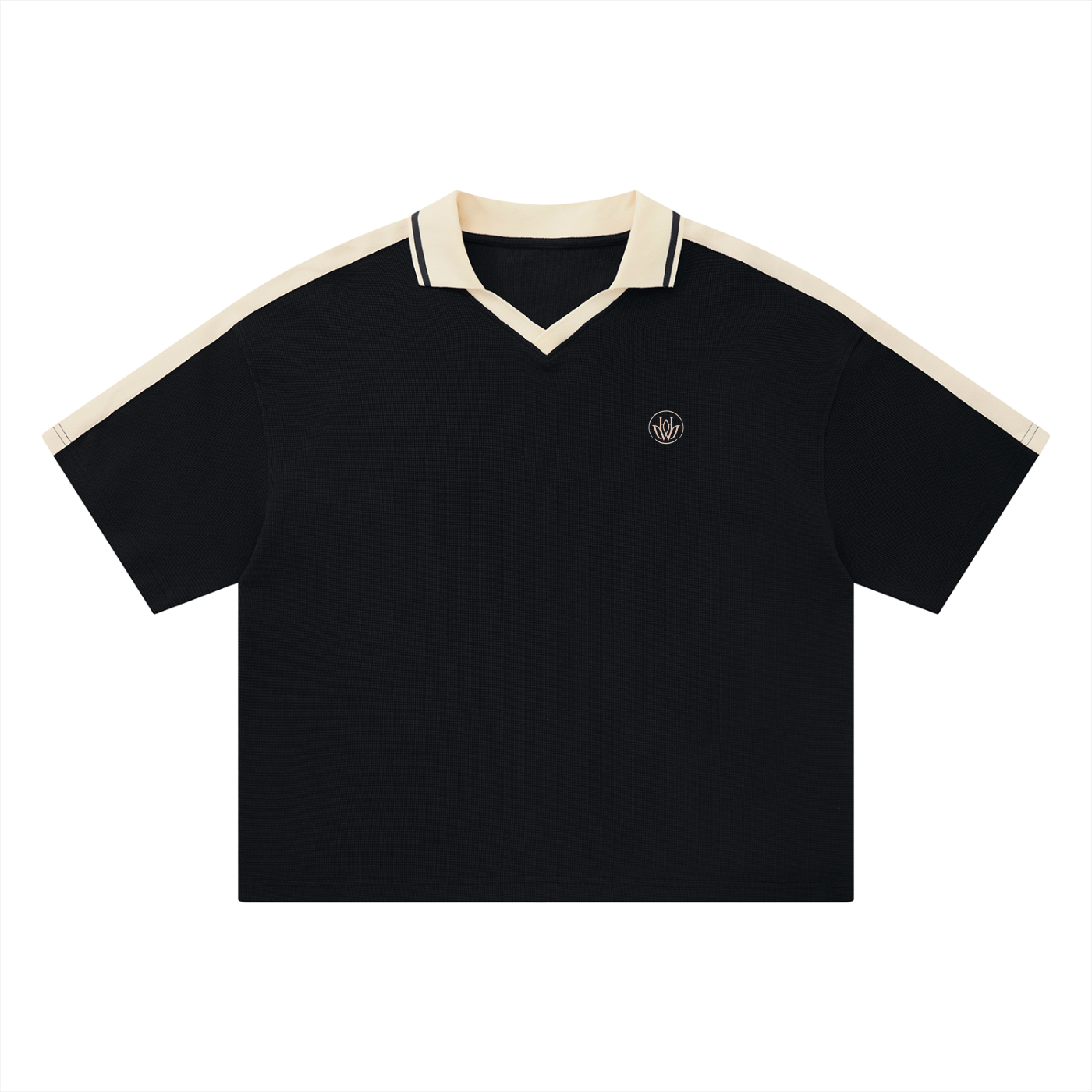 Unisex Color Block Polo Shirt