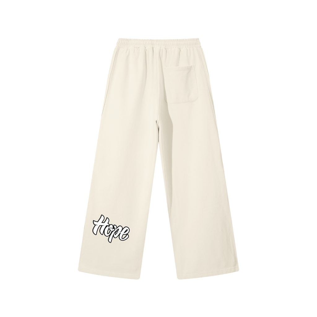 Contrast Tape Straight-Leg Sweatpants