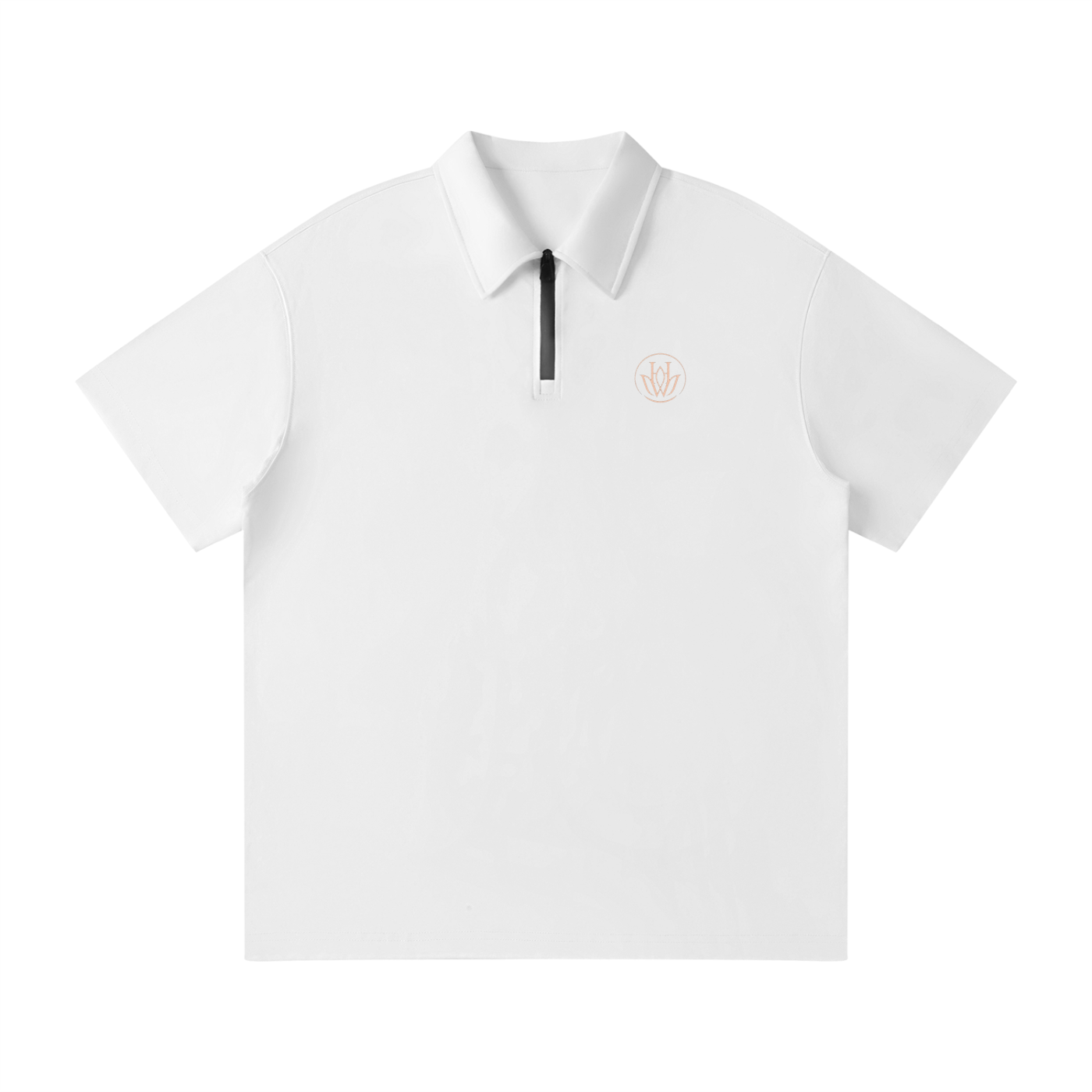 Unisex Quarter-Zip Polo Shirt