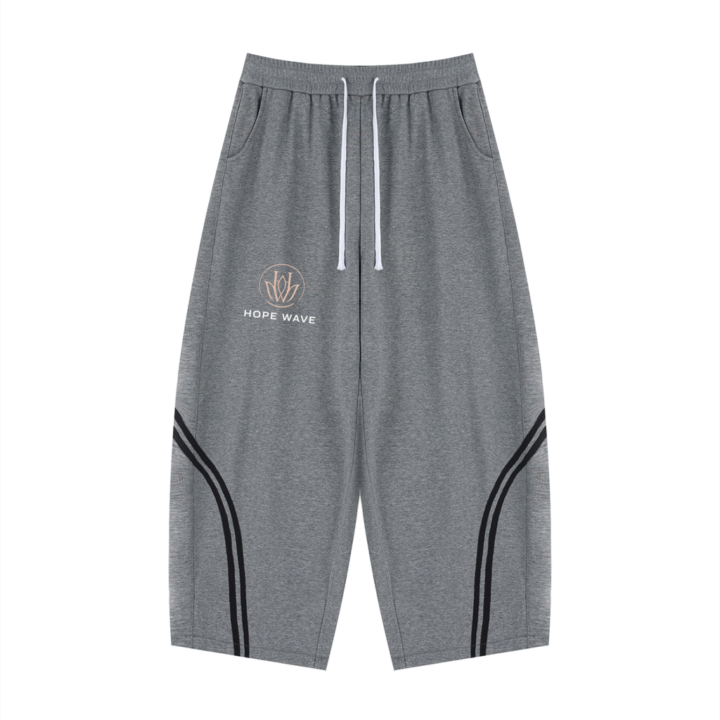 Unisex Wide Leg Piping Sweatpants