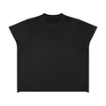Unisex Boxy Raw Edge T-Shirt