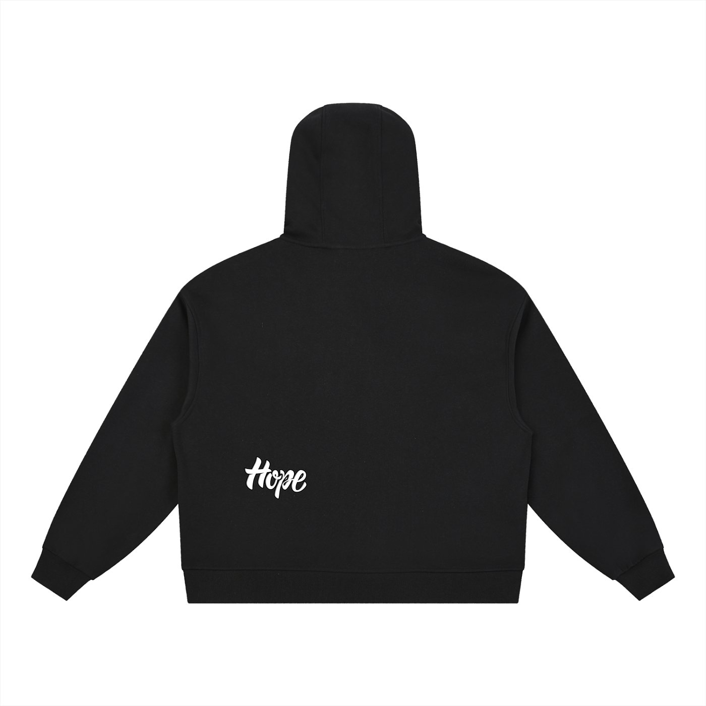 Boxy Button Placket Hoodie
