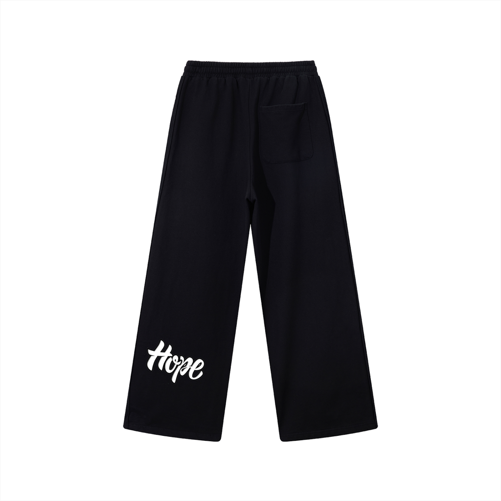 Contrast Tape Straight-Leg Sweatpants