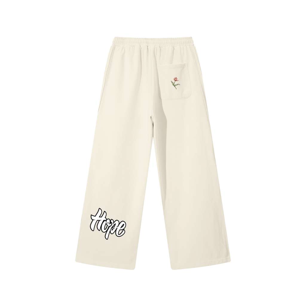 Contrast Tape Straight-Leg Sweatpants