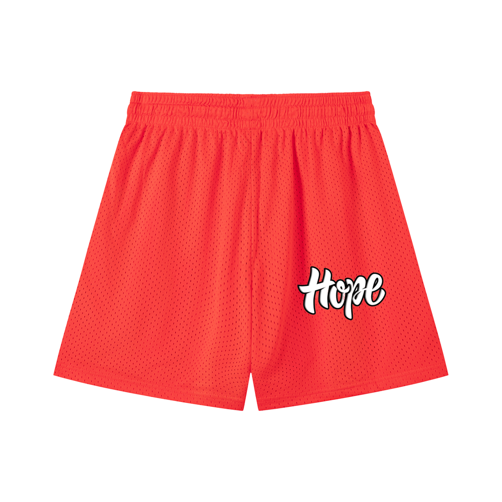 Mesh Drawstring Shorts
