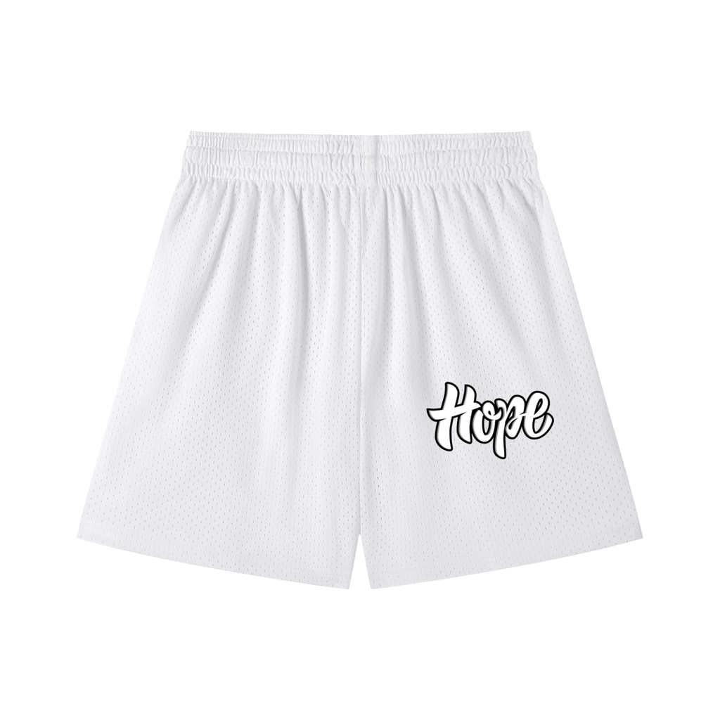 Mesh Drawstring Shorts