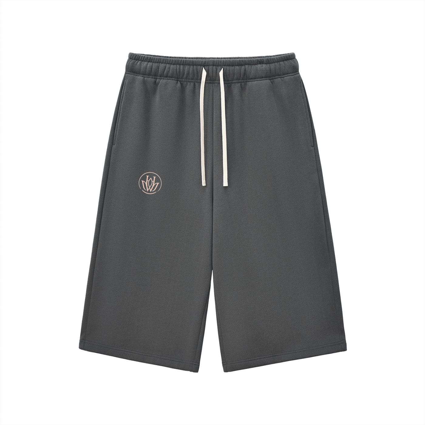 Relaxed Drawstring Three-quarter Sweatpants
