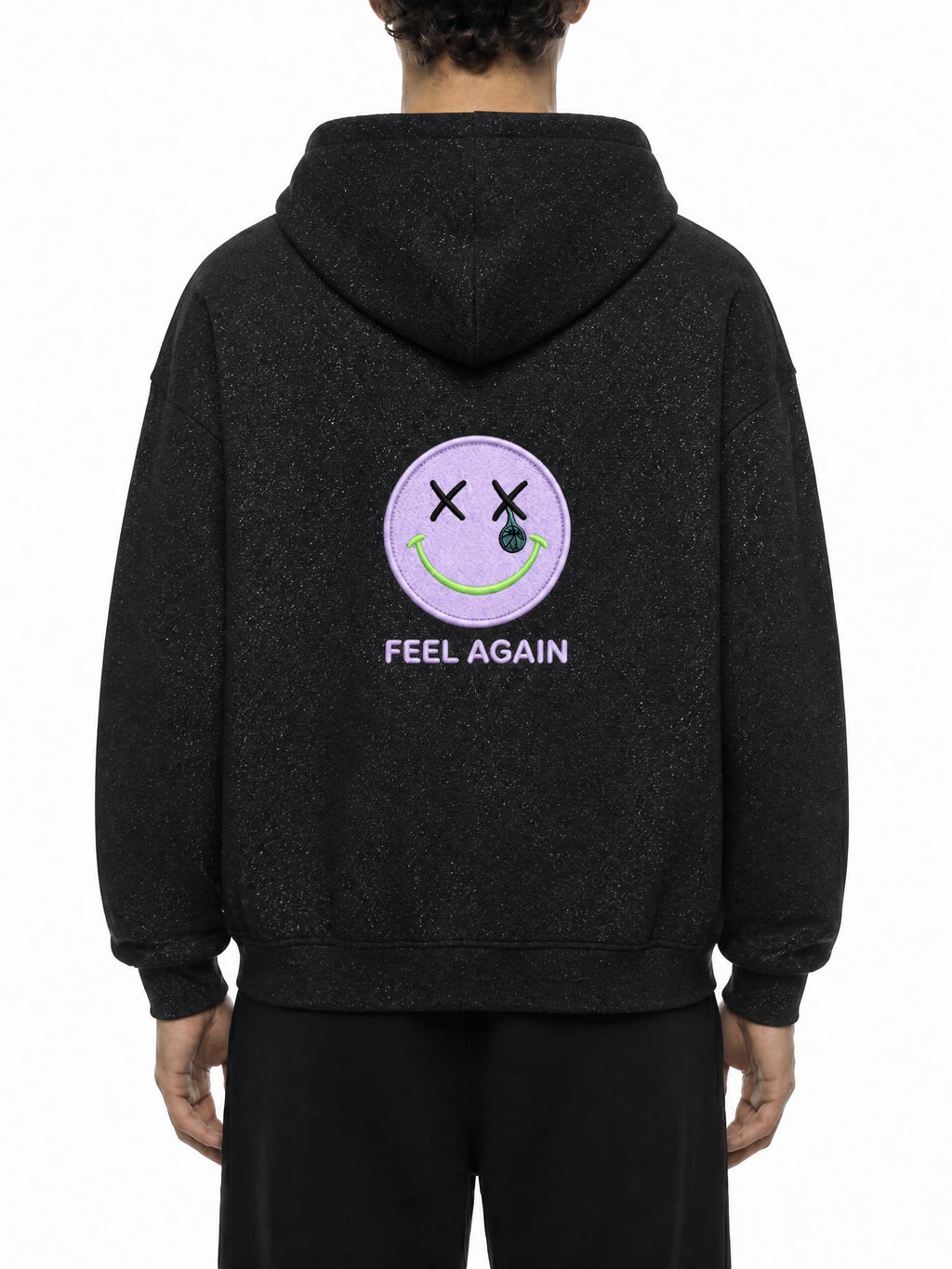Unisex Sparkles Full Zip Boxy Hoodie