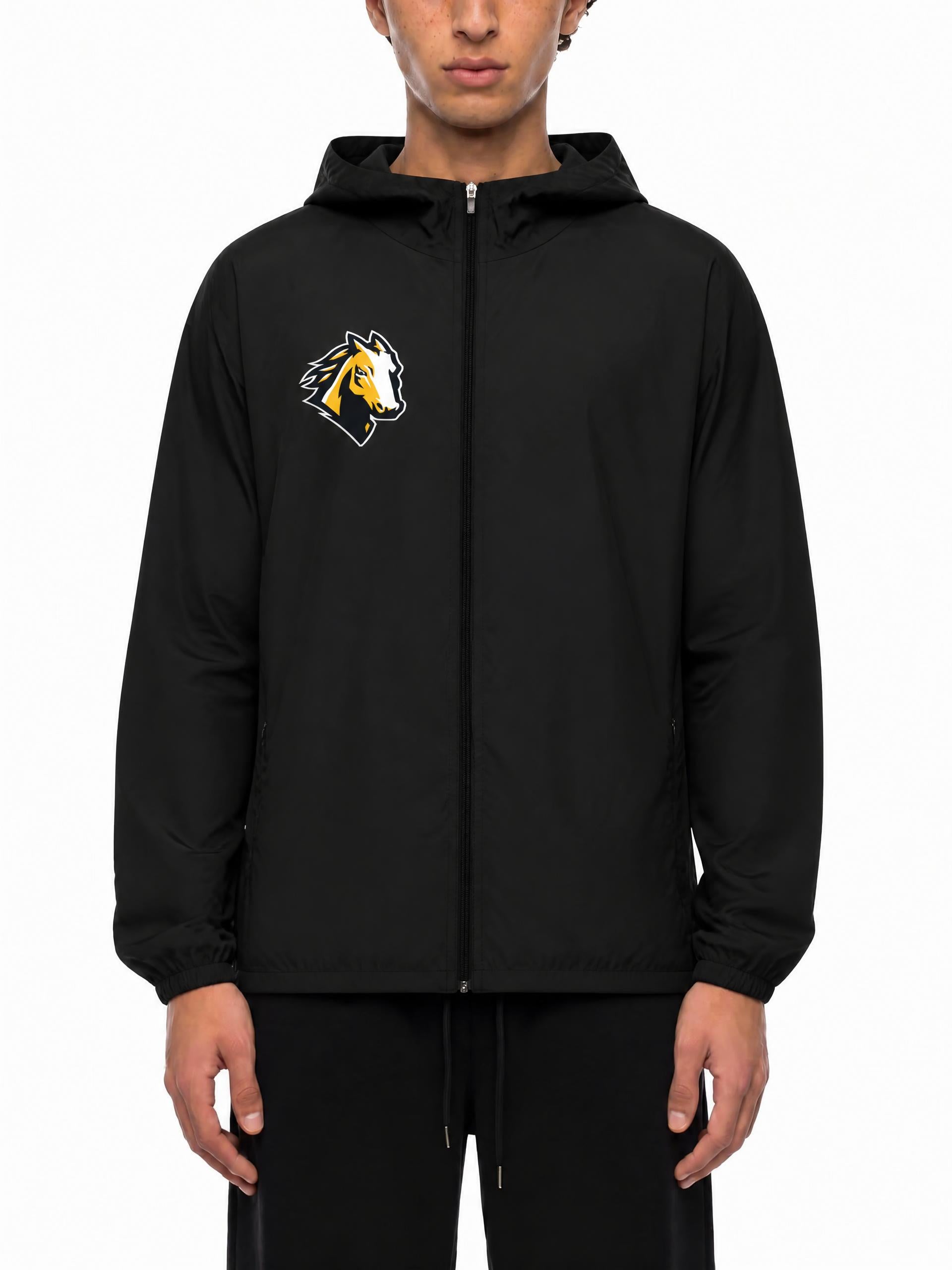Soft Hooded Sports Jacket