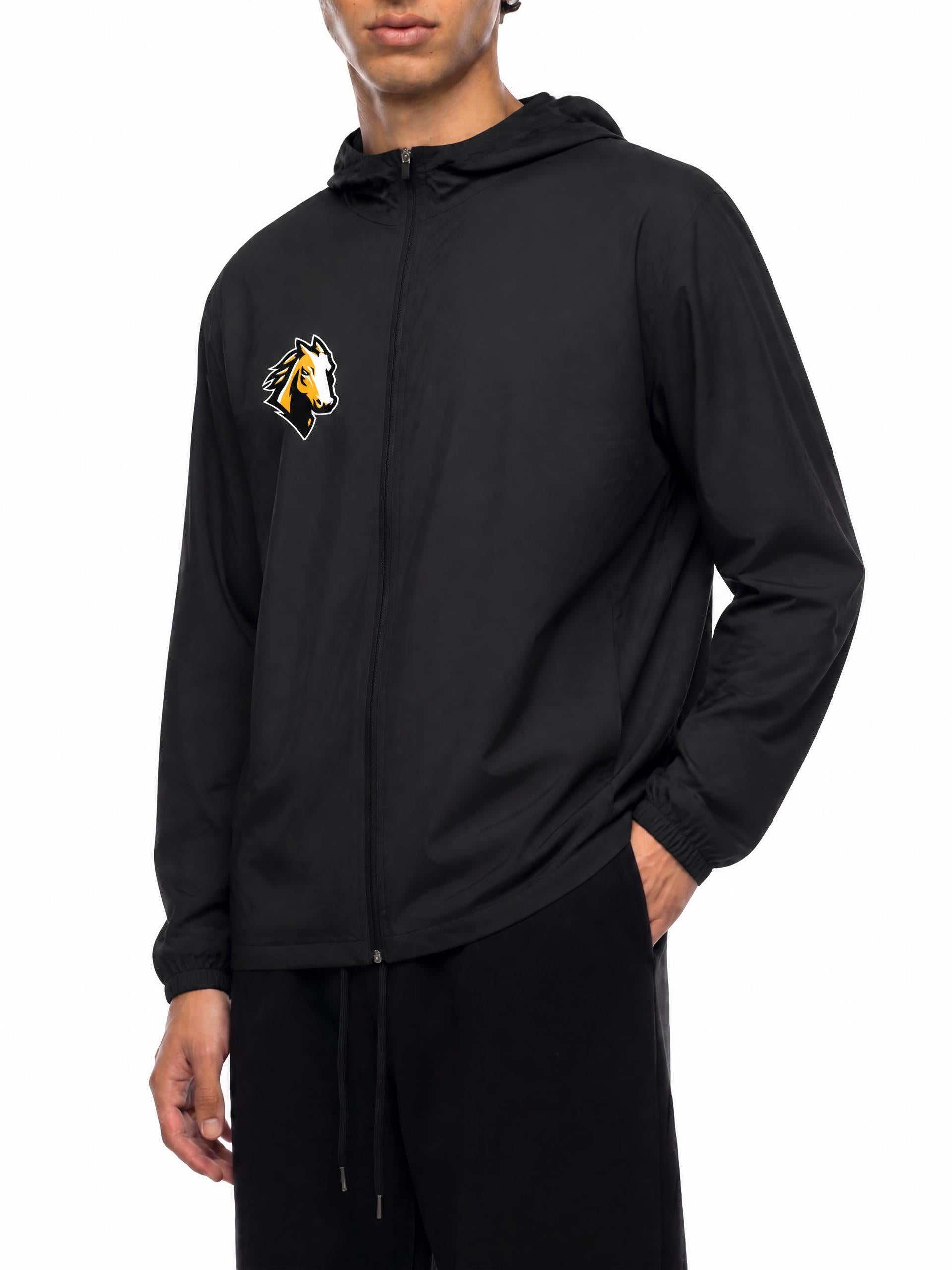 Soft Hooded Sports Jacket