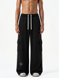 Side Stripe Straight-Leg Pants