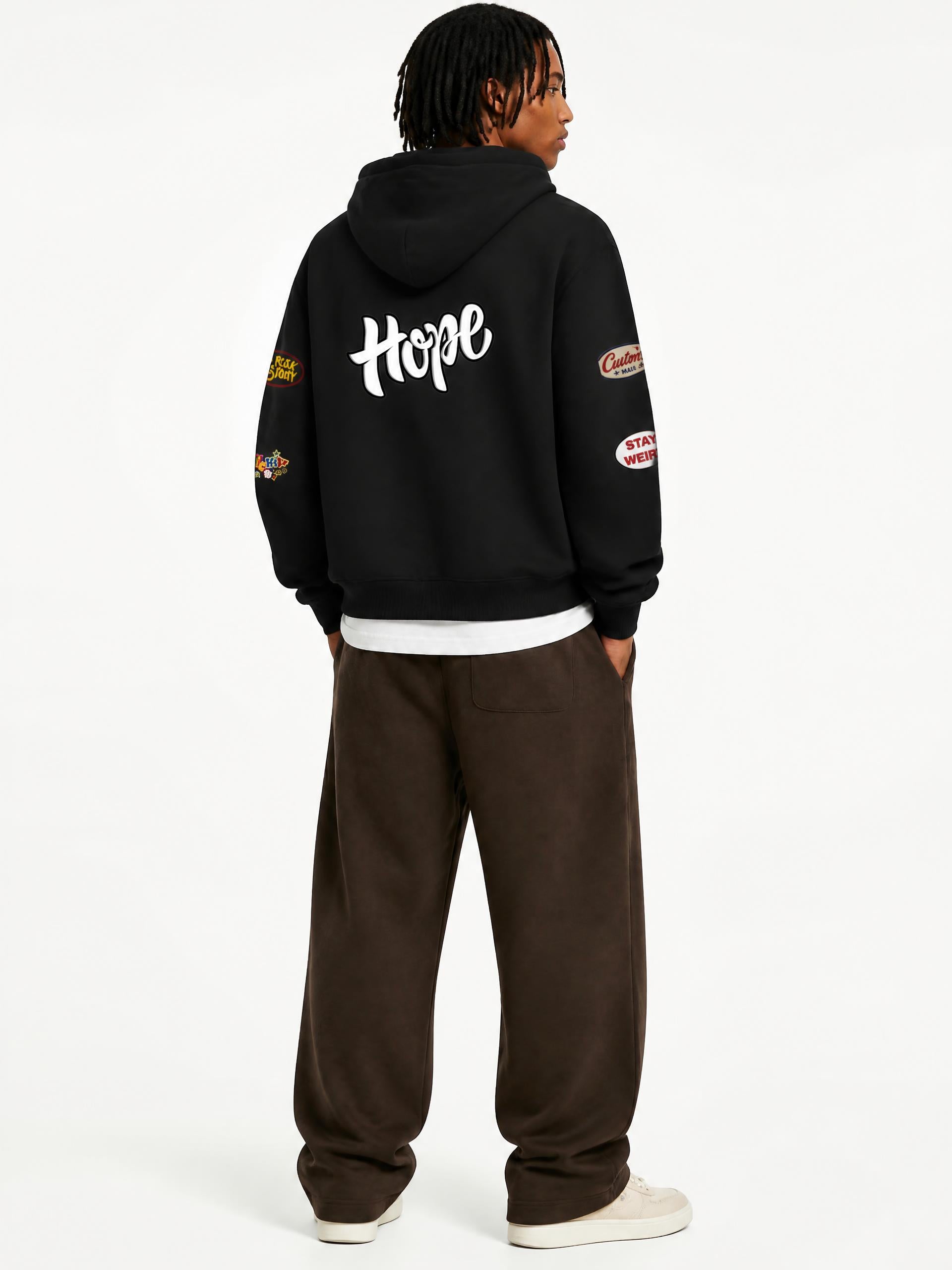 Essential Oversized Fleece Boxy Hoodie