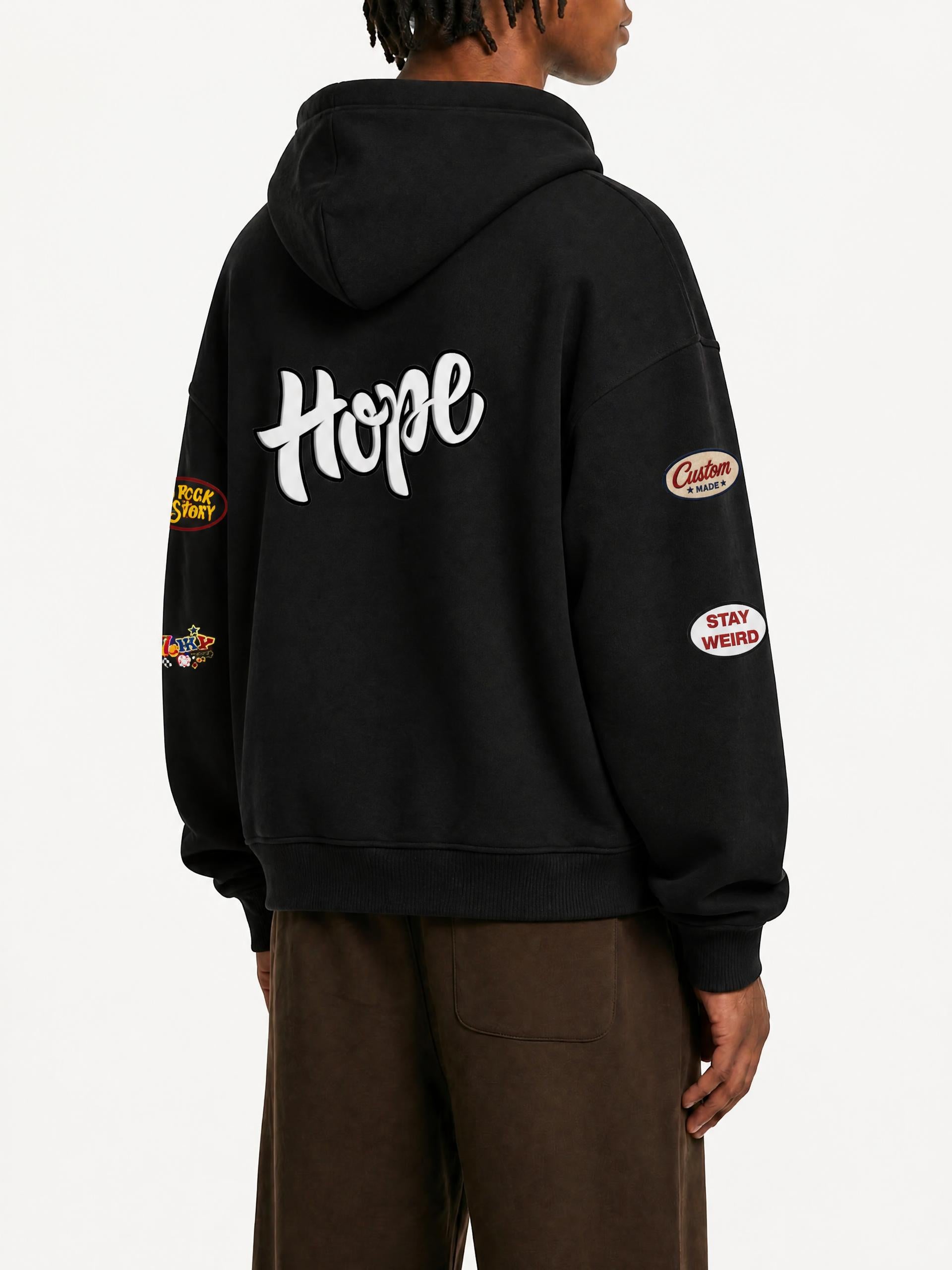 Essential Oversized Fleece Boxy Hoodie