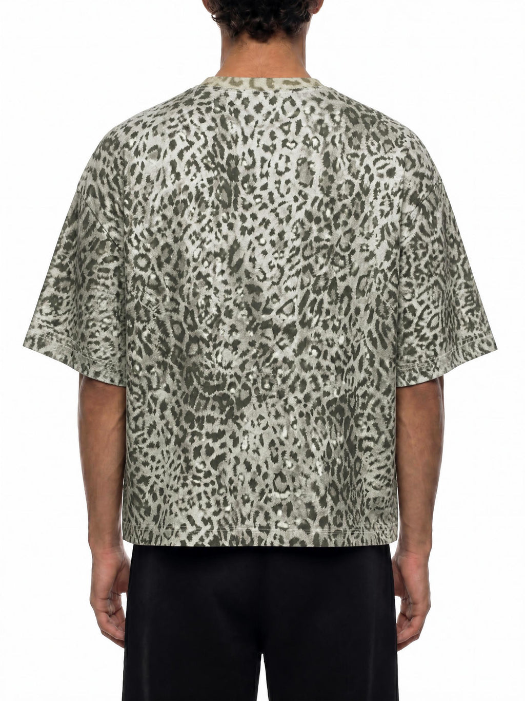 Unisex Leopard Print Boxy T-Shirt