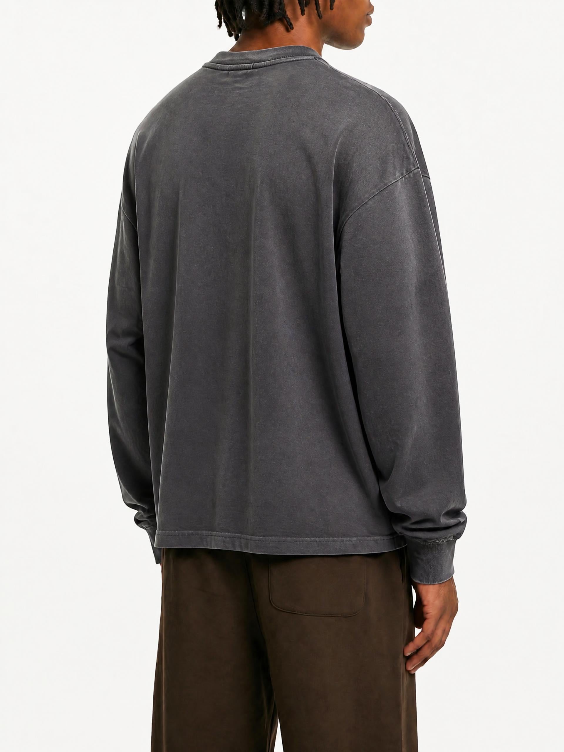 Gradient Washed Long Sleeve T-Shirt