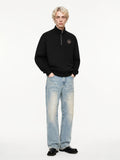 Quarter-Zip Drop Shoulder Sweatshirt
