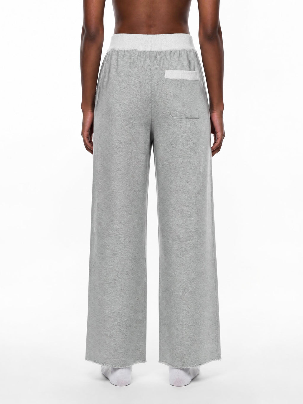 Women's Color Block Raw Hem Sweatpants