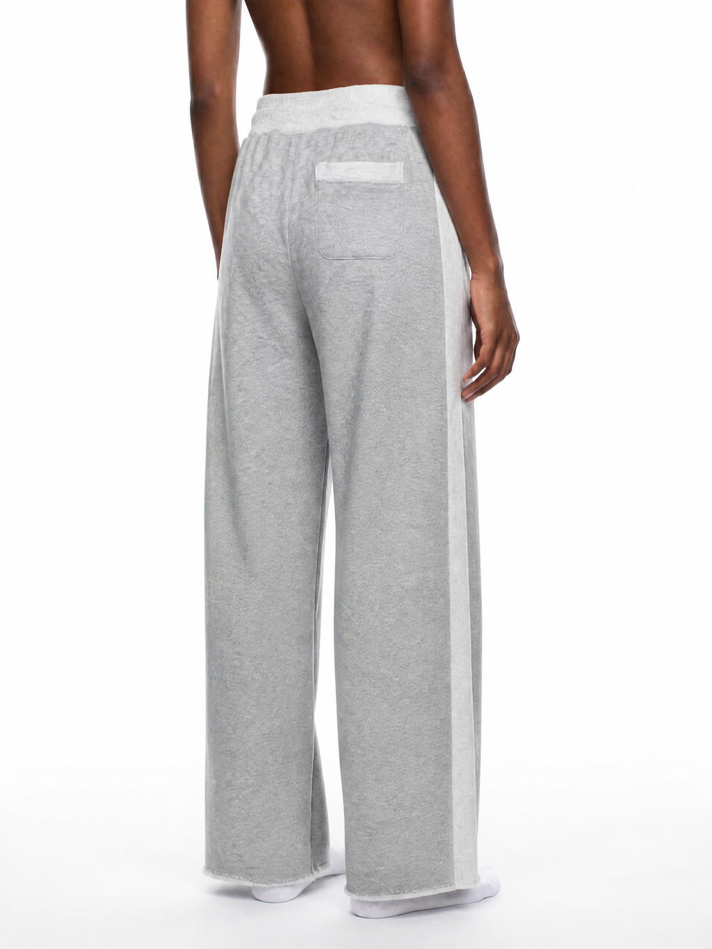 Women's Color Block Raw Hem Sweatpants