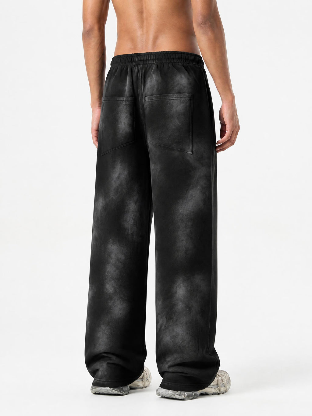 Unisex Sunfade Wide Leg Fleece Sweatpants