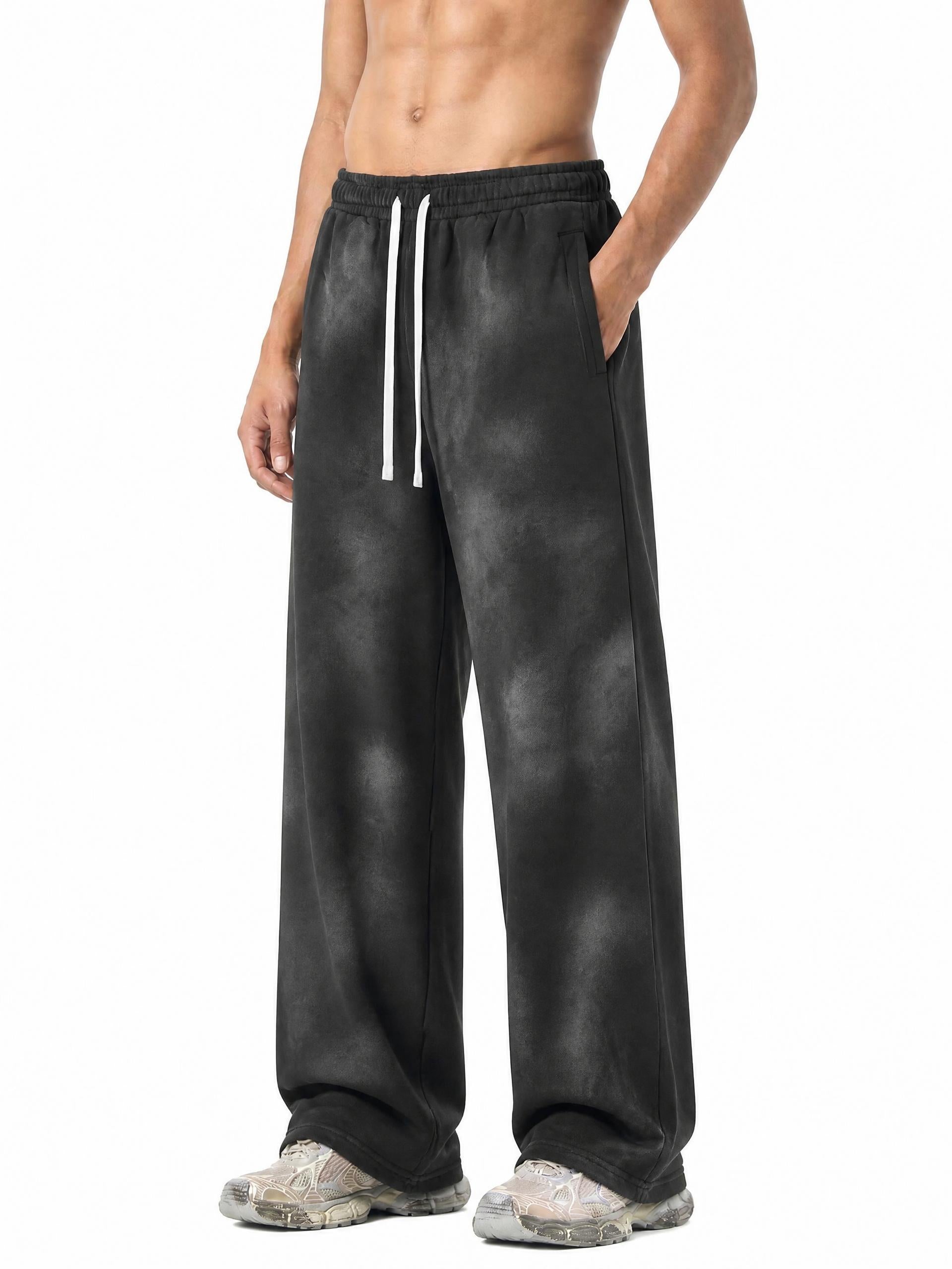 Unisex Sunfade Wide Leg Fleece Sweatpants
