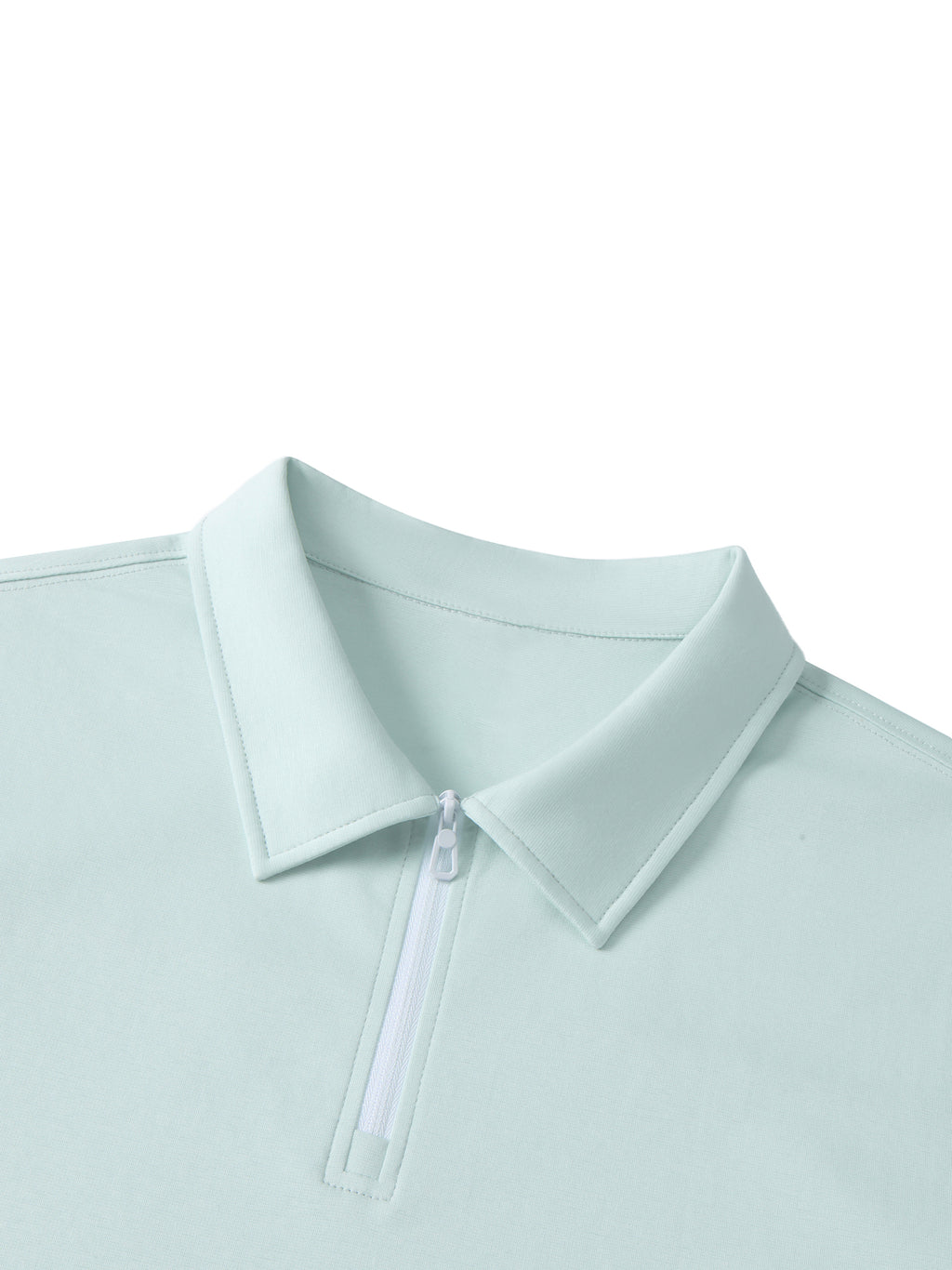 Unisex Quarter-Zip Polo Shirt