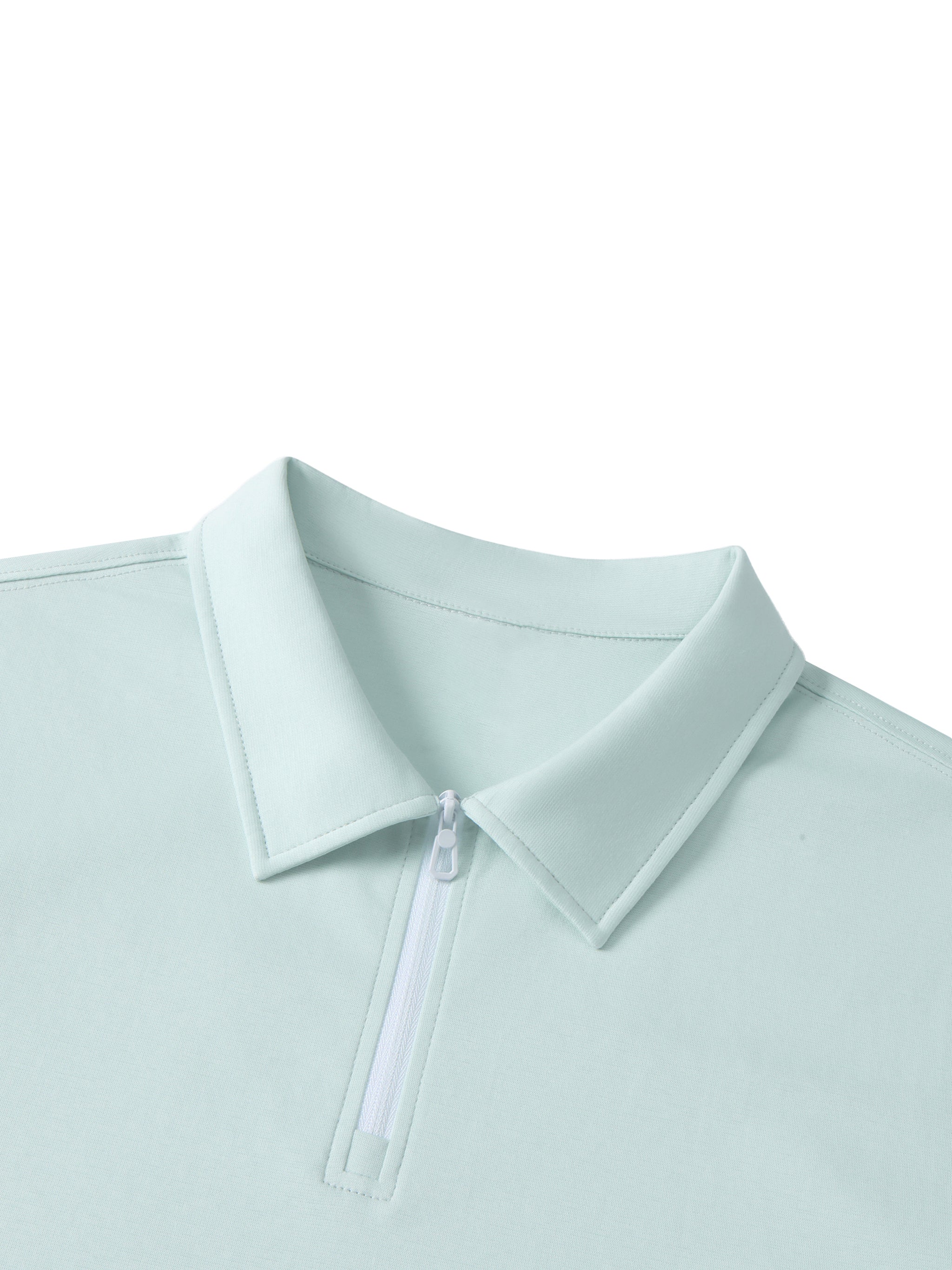 Unisex Quarter-Zip Polo Shirt