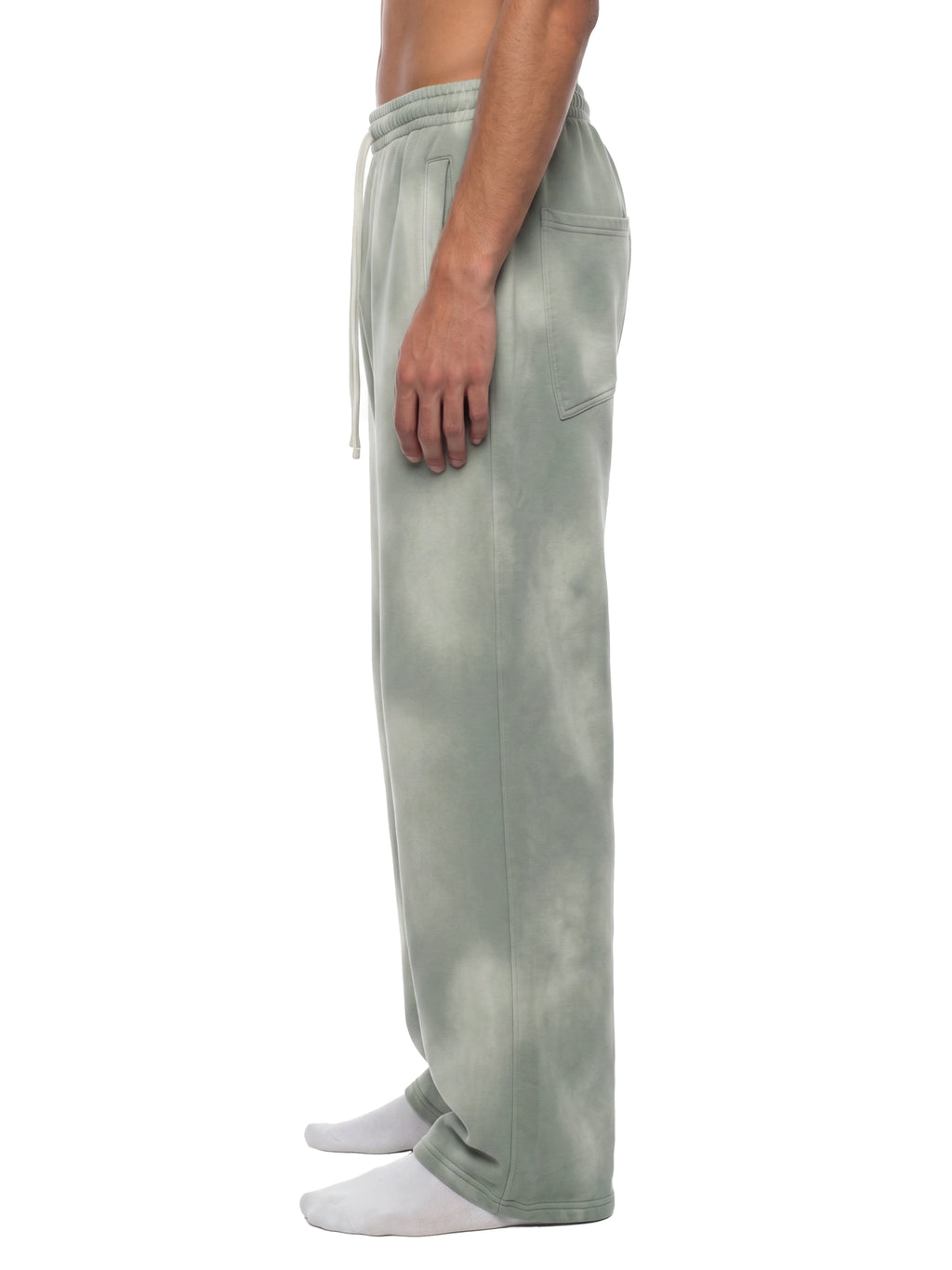 Unisex Sunfade Wide Leg Fleece Sweatpants