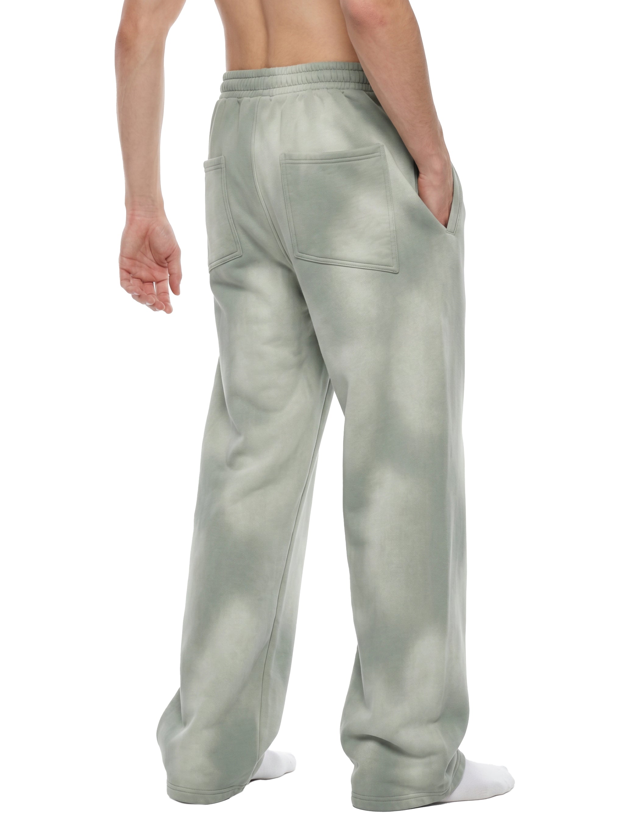Unisex Sunfade Wide Leg Fleece Sweatpants
