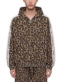 Unisex Leopard Full Zip Hoodie